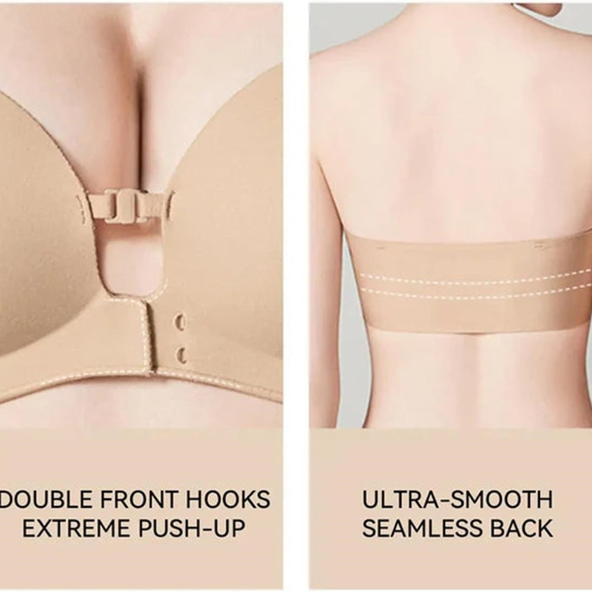 Sujetador Push-Up con broche delantero