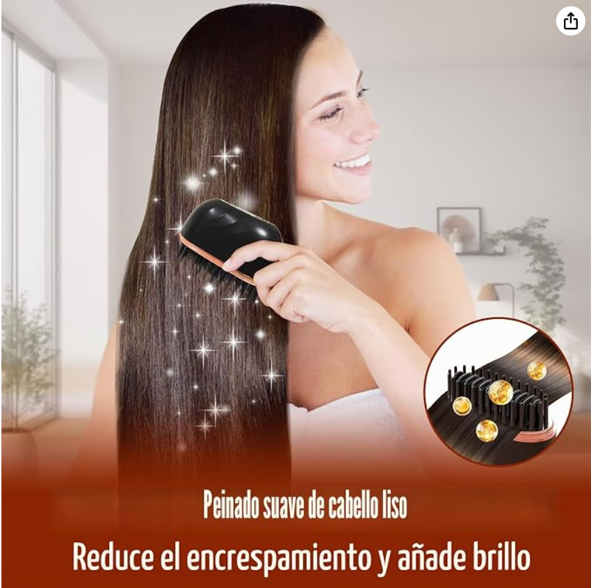 Nuevo mini peine alisador recargable
