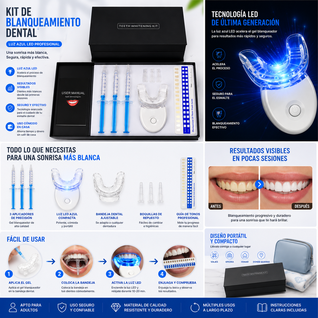 Kit blanqueamiento dental Glorysmall