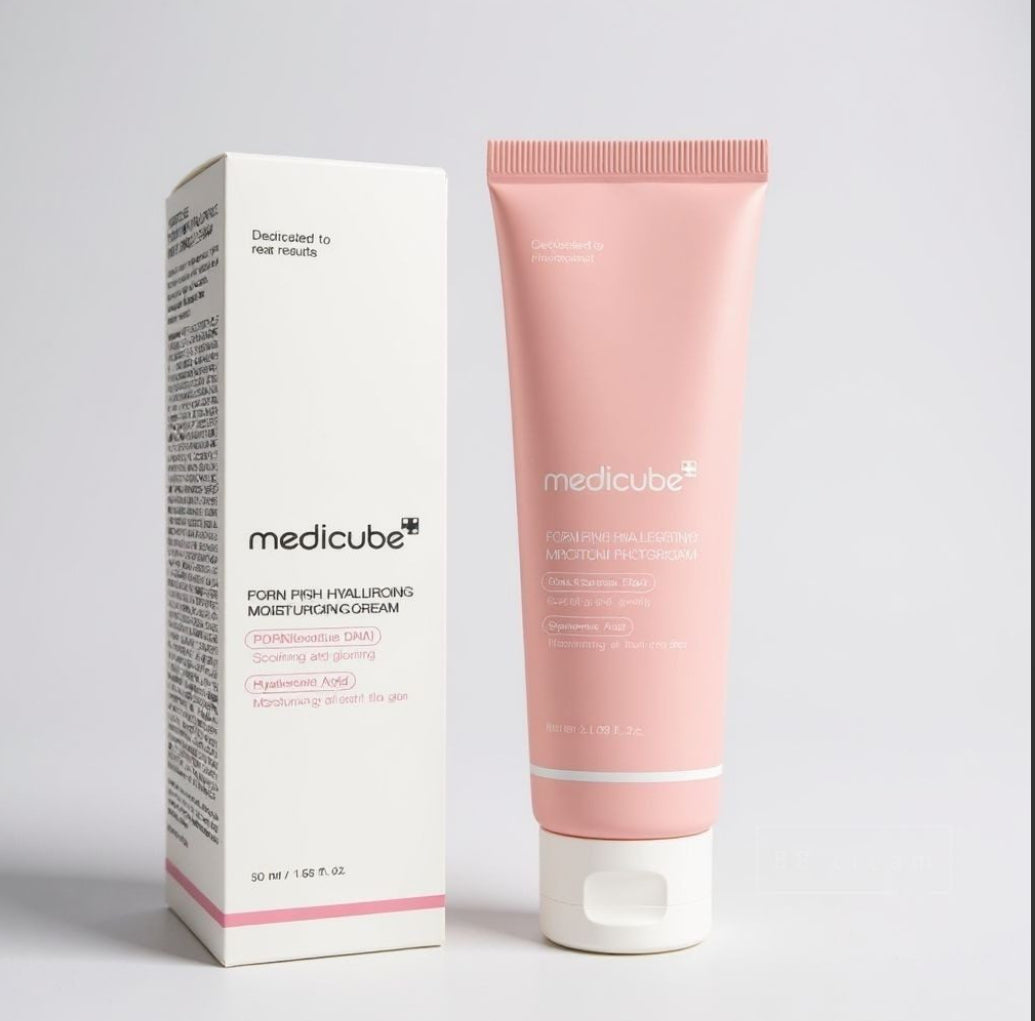 Crema Hidratante Medicube con ADN de salmón y Ácido Hialurónico