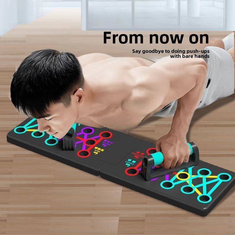 Tabla de entrenamiento multifuncional plegable para flexiones